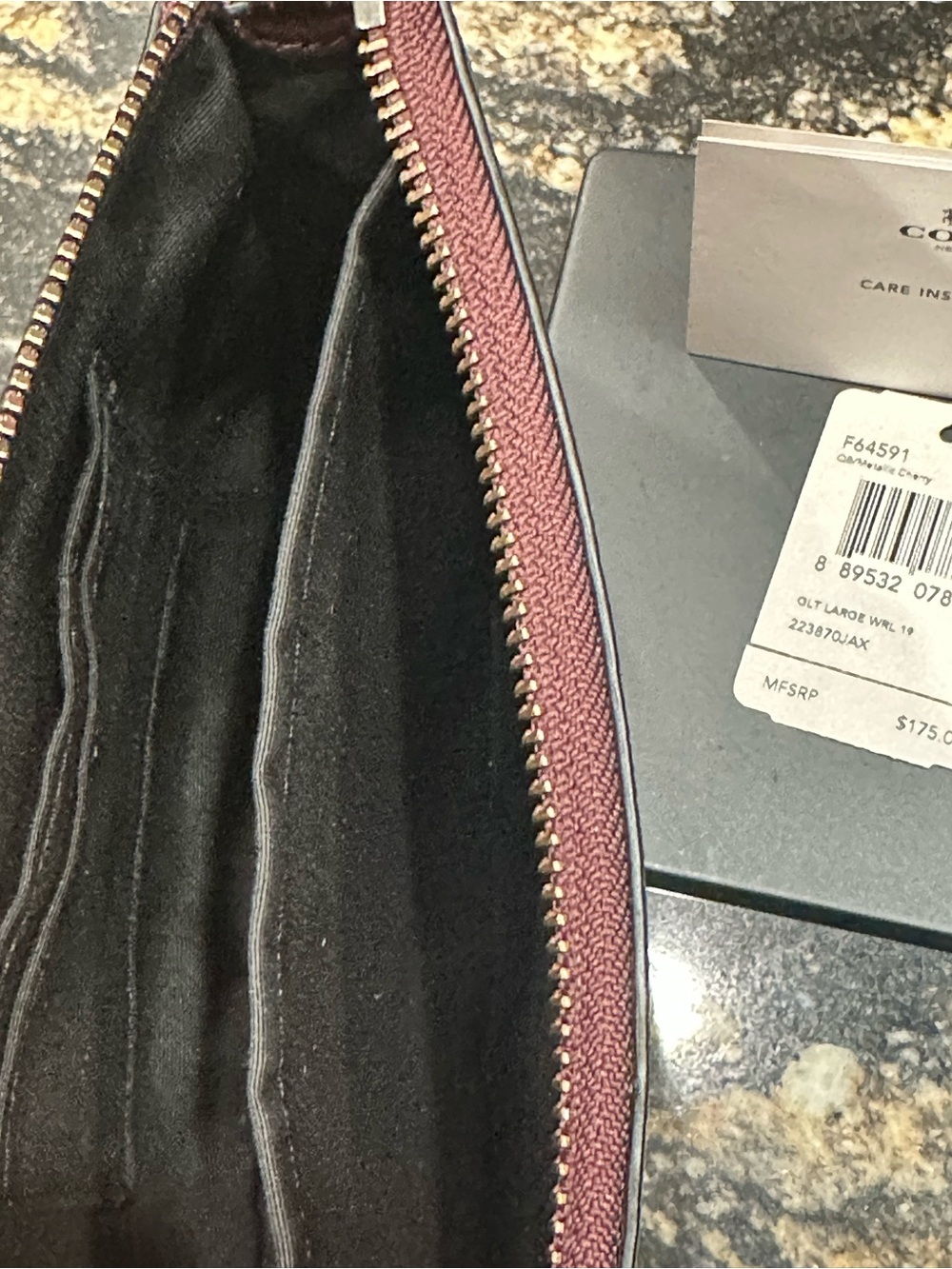Coach Plum Glitter Bag - Picture 8 of 10